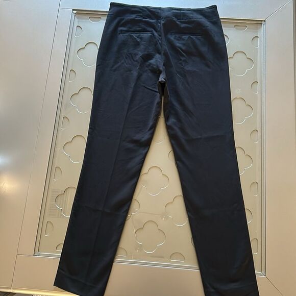 VINCE CAMUTO Women’s Black Pant Size 4 Side Zip Double Weave Ankle Pant - Picture 7 of 12